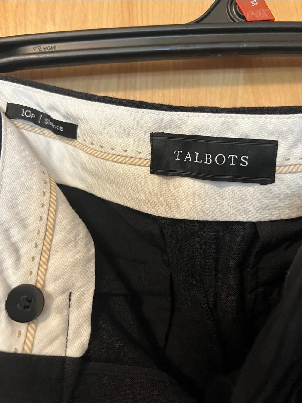 Talbots black women’s linen pants